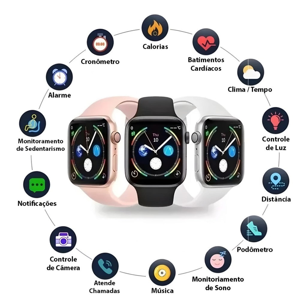 Relógio Inteligente Smartwatch W35+ Basik