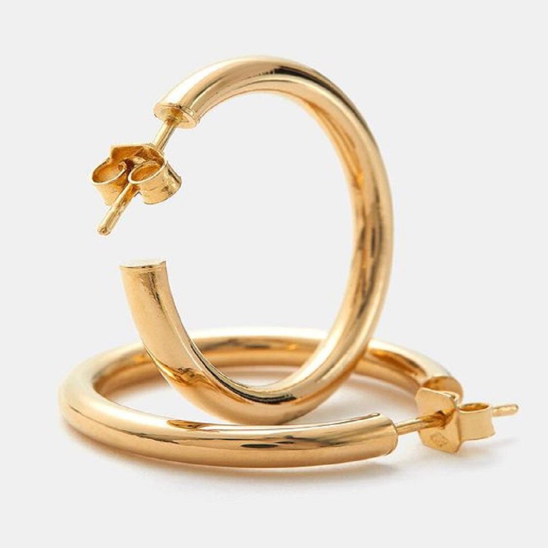 Brinco Argola Cano Com Tarraxa